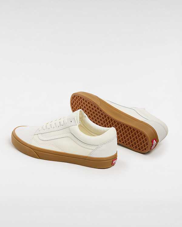 Men Vans Old Skool Sneakers White Malaysia | VN3840751