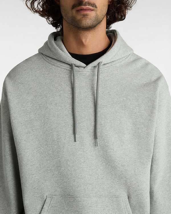 Men Vans Original Standard Loose Hoodie Grey Malaysia | VN9260183