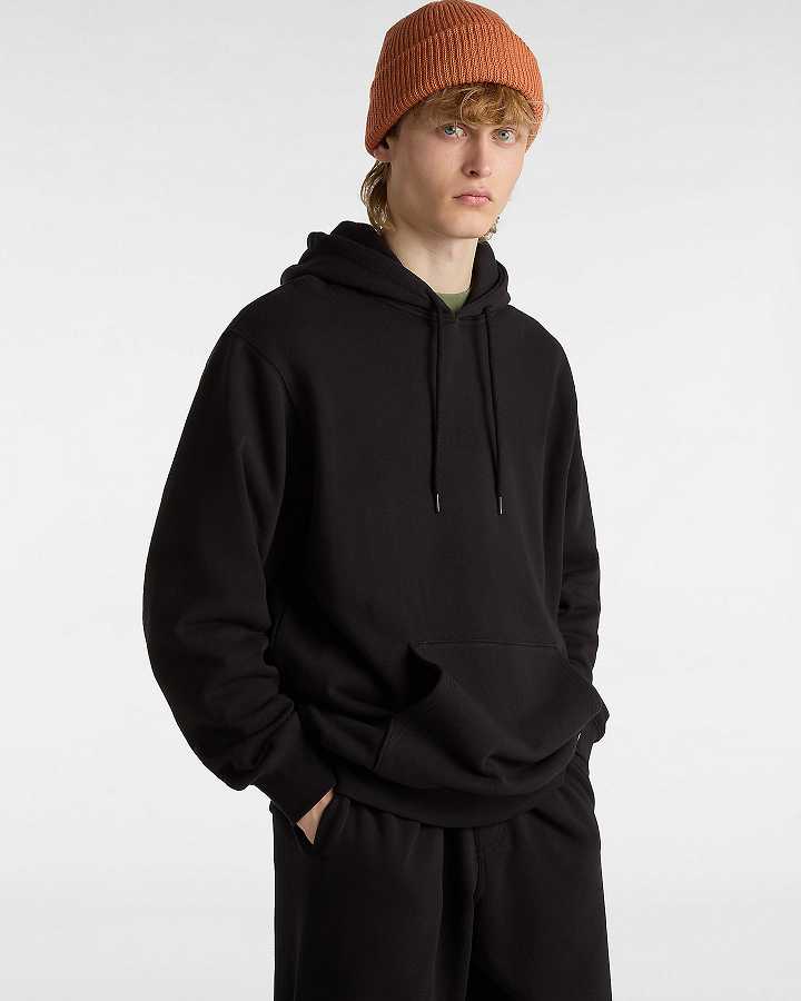 Men Vans Original Standard Loose Hoodie Black Malaysia | VN1028594