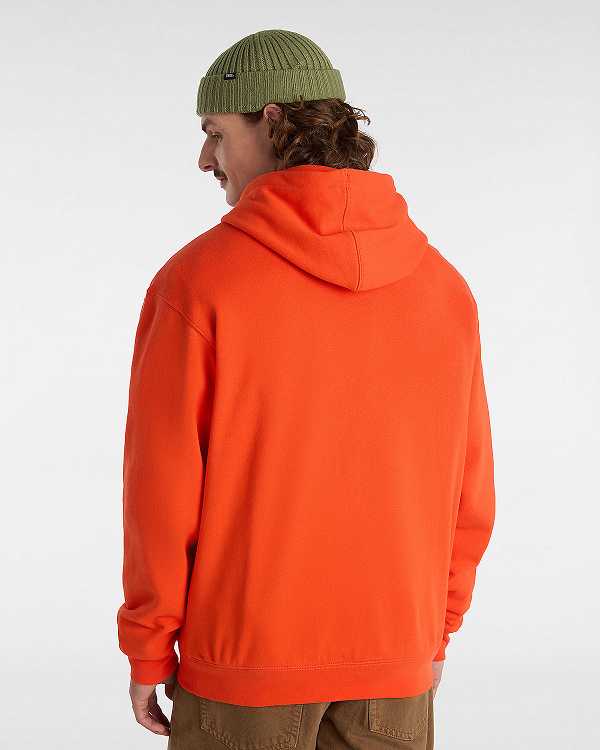 Men Vans Original Standards Loose Hoodie Orange Malaysia | VN2673590