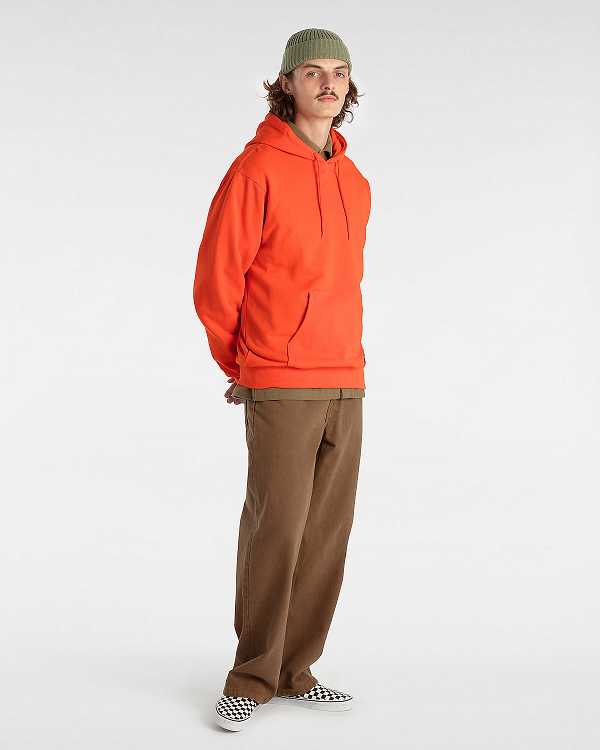 Men Vans Original Standards Loose Hoodie Orange Malaysia | VN2673590