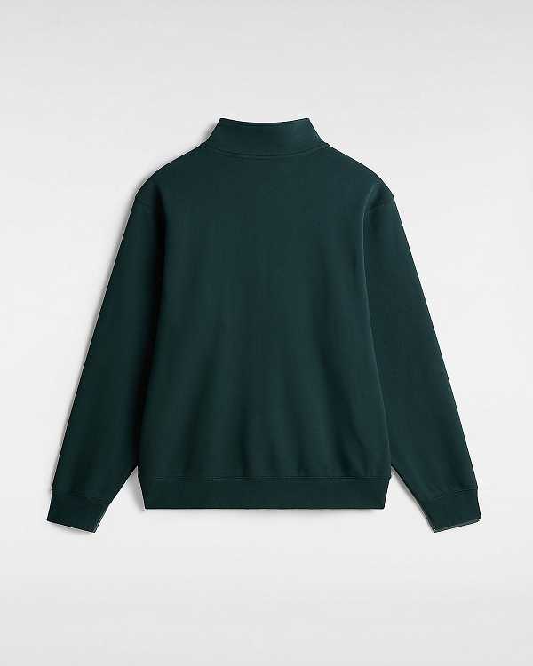 Men Vans Original Standards Loose Quarter Sweatshirt Green Malaysia | VN7320498