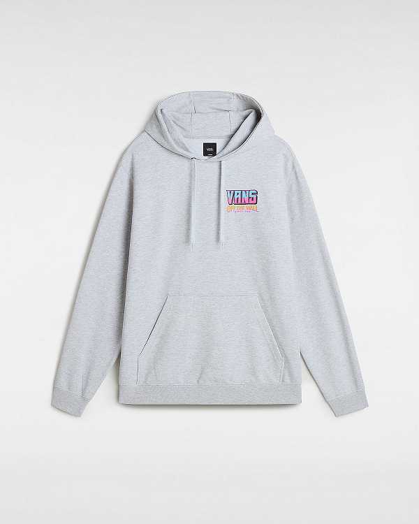 Men Vans Palm Cheers Classic Hoodie Grey Malaysia | VN7498316