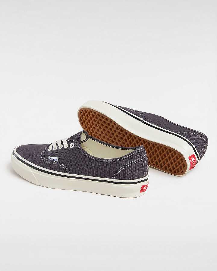 Men Vans Premium Authentic 44 Duck Canvas Shoes Grey Malaysia | VN8794260