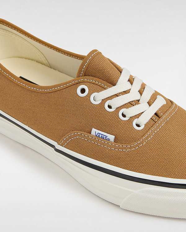 Men Vans Premium Authentic 44 Duck Canvas Shoes Brown Malaysia | VN6907845