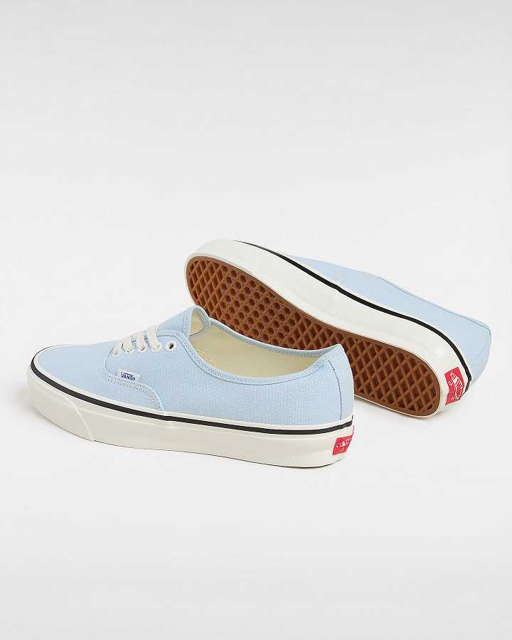 Men Vans Premium Authentic 44 Duck Canvas Shoes Blue Malaysia | VN4631257