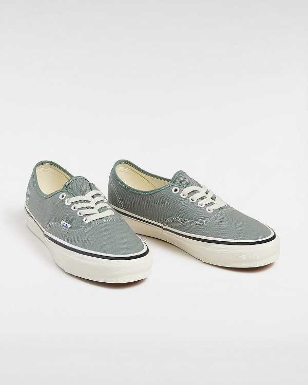 Men Vans Premium Authentic 44 Duck Canvas Shoes Green Malaysia | VN9870256