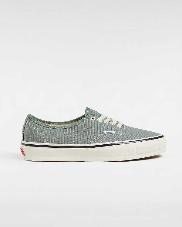 Men Vans Premium Authentic 44 Duck Canvas Shoes Green Malaysia | VN9870256