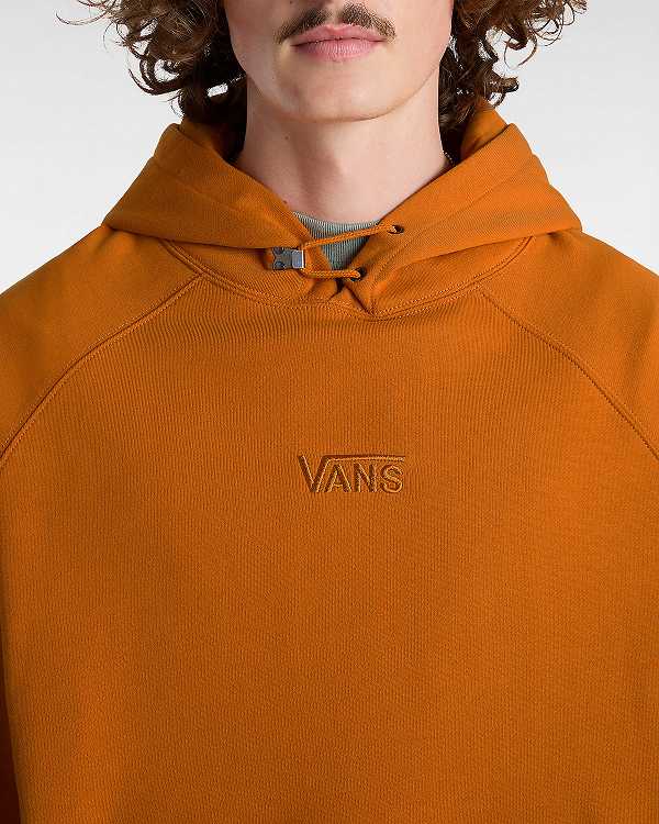 Men Vans Premium Hoodie Orange Malaysia | VN9476320