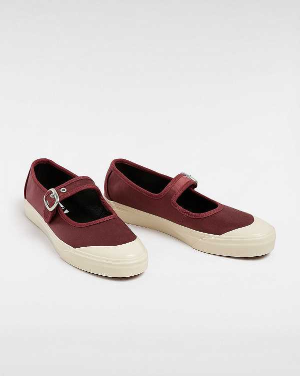 Men Vans Premium Lo Pro Satin Mary Janes Red Malaysia | VN7425610