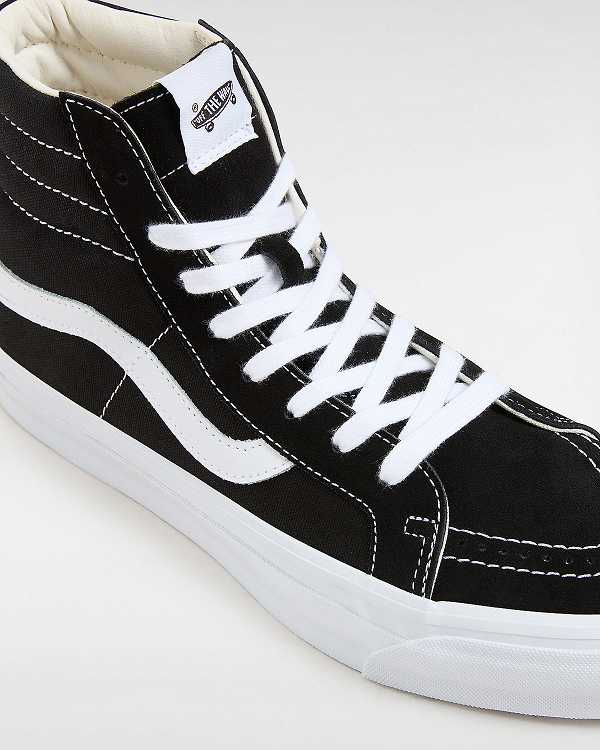 Men Vans Premium Sk8-Hi 38 Reissue Skate Shoes Black Malaysia | VN6853274