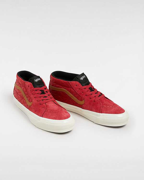 Men Vans Premium Sk8-Mid 83 Sneakers Red Malaysia | VN2679351