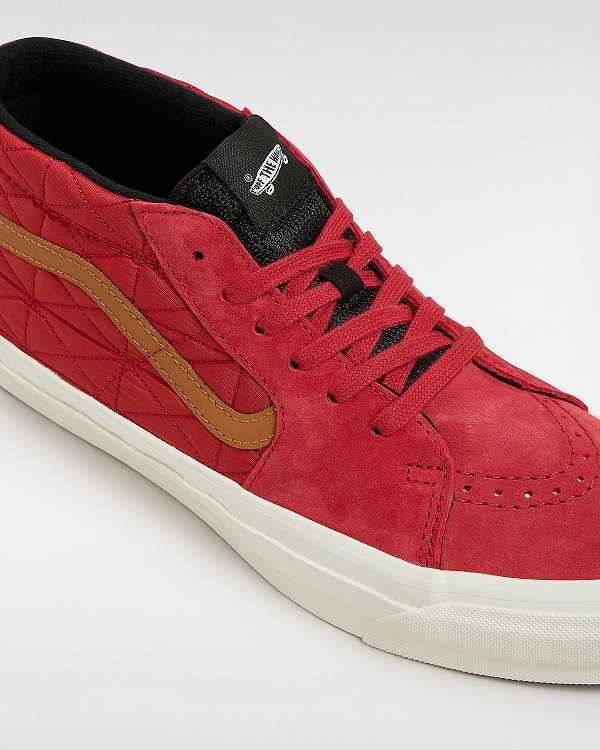 Men Vans Premium Sk8-Mid 83 Sneakers Red Malaysia | VN2679351