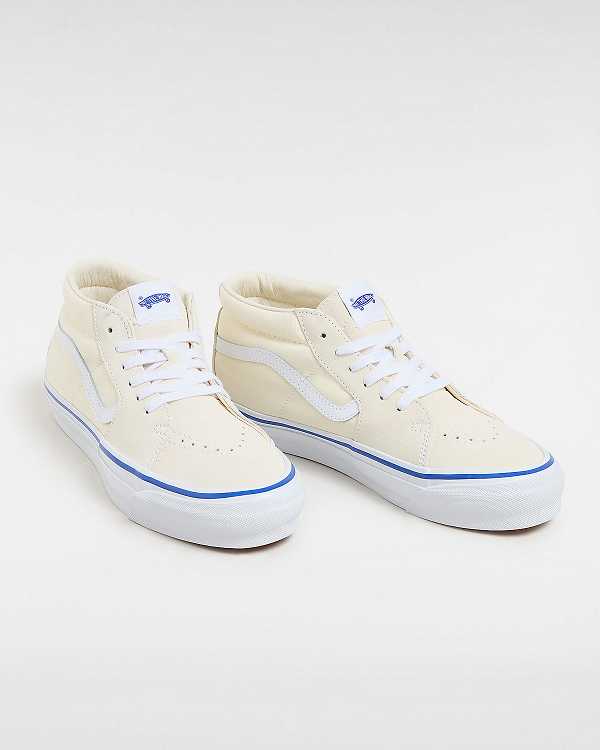 Men Vans Premium Sk8-Mid 83 Sneakers White Malaysia | VN3491650