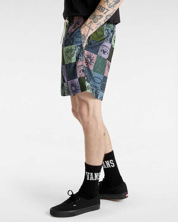 Men Vans Primary Solid Elastic Boardshorts Multicolor Malaysia | VN6250734