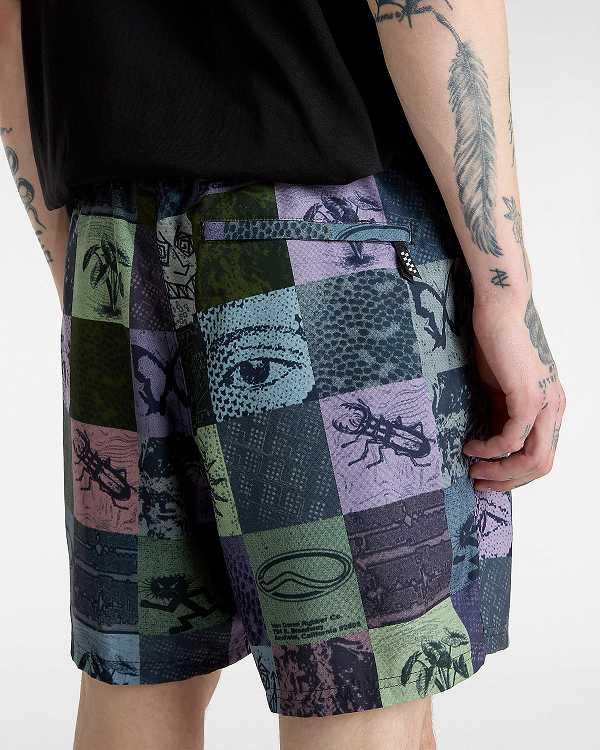 Men Vans Primary Solid Elastic Boardshorts Multicolor Malaysia | VN6250734