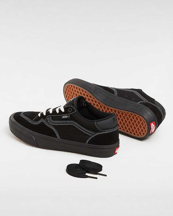 Men Vans Rowan Sneakers Black Malaysia | VN5073482