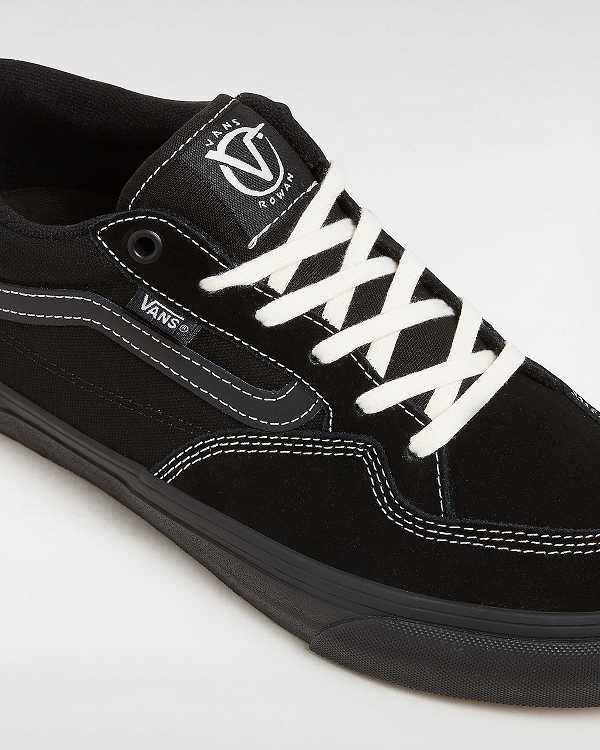 Men Vans Rowan Sneakers Black Malaysia | VN5073482