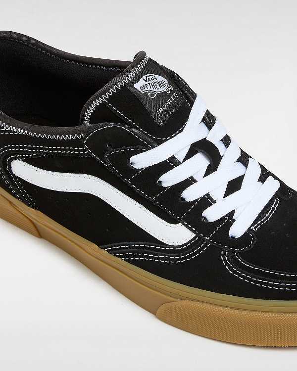 Men Vans Rowley Classic Sneakers Black Malaysia | VN2981564