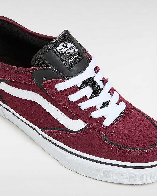 Men Vans Rowley Classic Sneakers Burgundy Malaysia | VN3875942