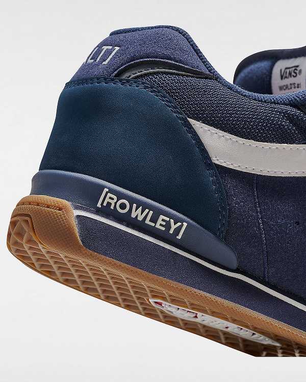 Men Vans Rowley XLT Skate Shoes Blue Malaysia | VN4783915