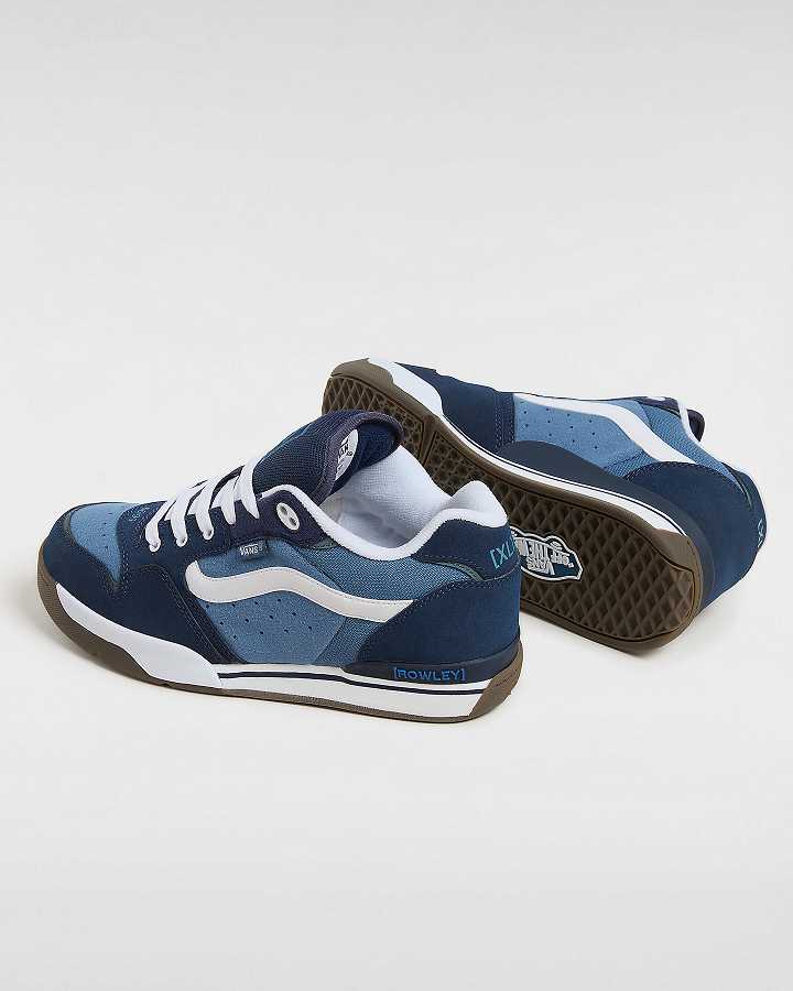 Men Vans Rowley XLT Skate Shoes Blue Malaysia | VN5460912