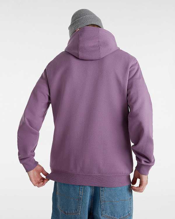 Men Vans Scuttle Hoodie Purple Malaysia | VN6387524