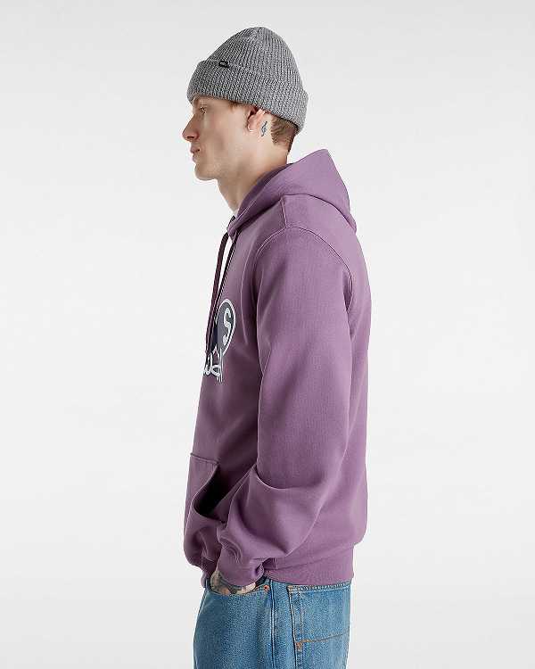 Men Vans Scuttle Hoodie Purple Malaysia | VN6387524