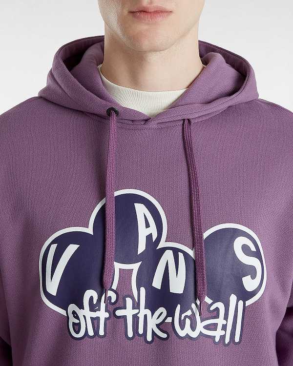 Men Vans Scuttle Hoodie Purple Malaysia | VN6387524