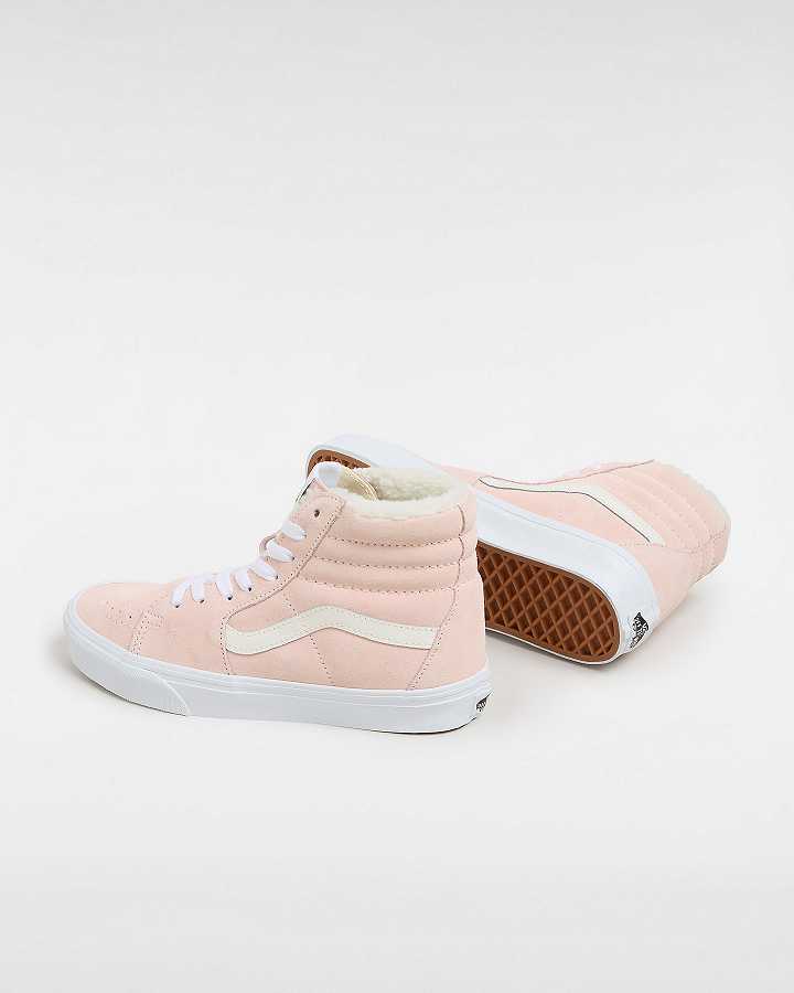 Men Vans Sk8-Hi Skate Shoes Pink Malaysia | VN1748309