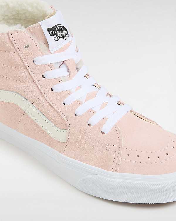 Men Vans Sk8-Hi Skate Shoes Pink Malaysia | VN1748309