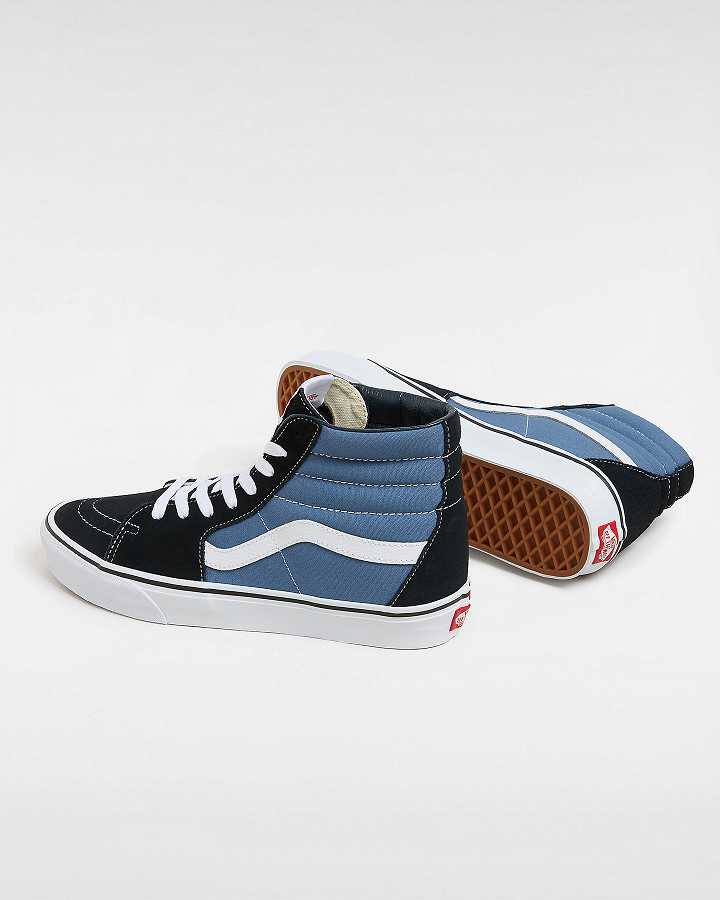 Men Vans Sk8-Hi Sneakers Blue Malaysia | VN0649738