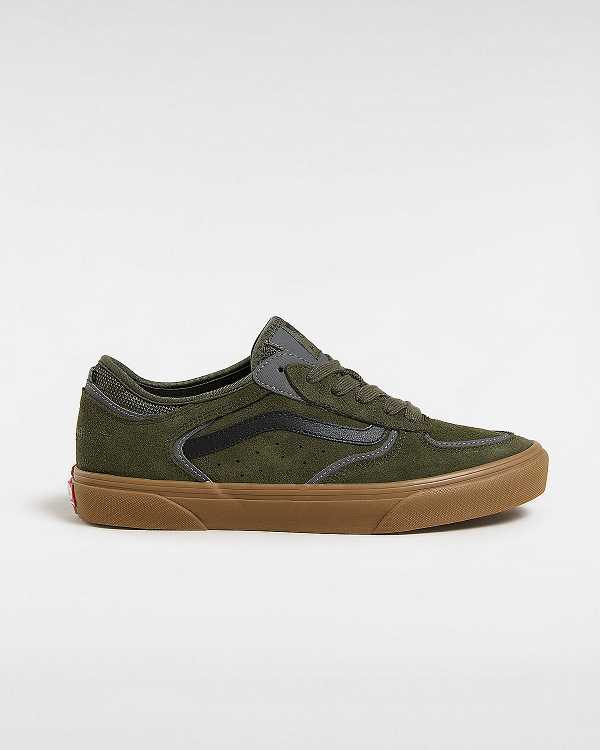 Men Vans Skate Rowley Sneakers Green Malaysia | VN9263018