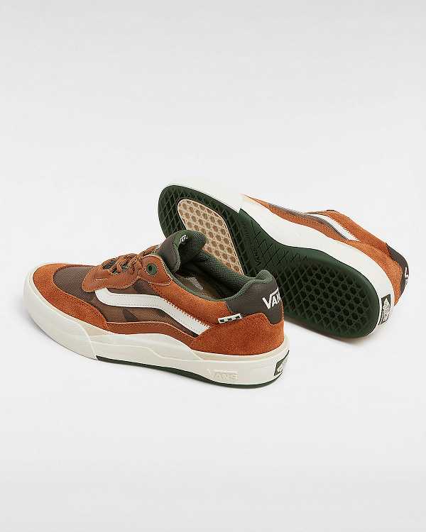 Men Vans Skate Wayvee Sneakers Orange Malaysia | VN3924710