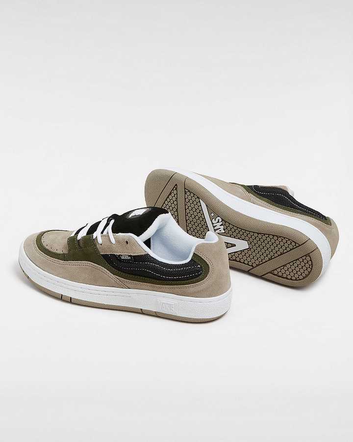 Men Vans Speed LS Skate Shoes Beige Malaysia | VN7054196