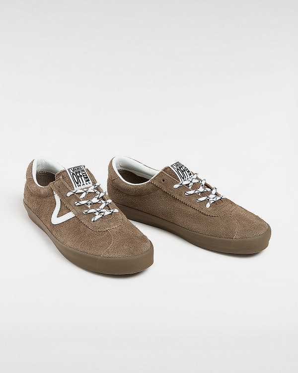 Men Vans Sport Low Sneakers Brown Malaysia | VN4089625