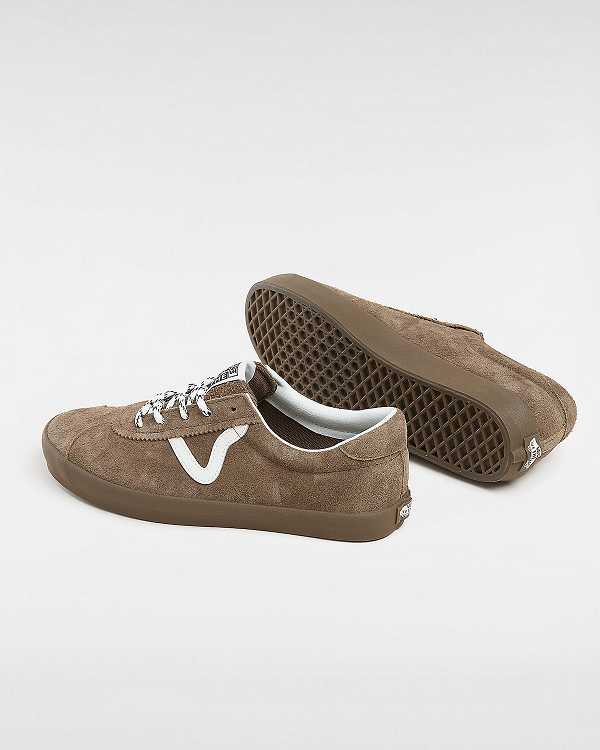 Men Vans Sport Low Sneakers Brown Malaysia | VN4089625