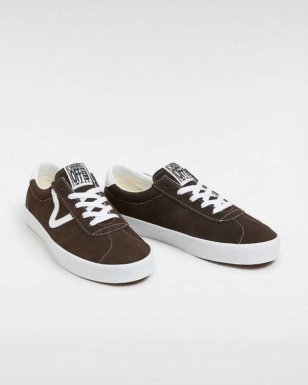 Men Vans Sport Low Sneakers Brown Malaysia | VN9763124