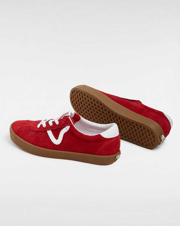 Men Vans Sport Low Sneakers Red Malaysia | VN7305462