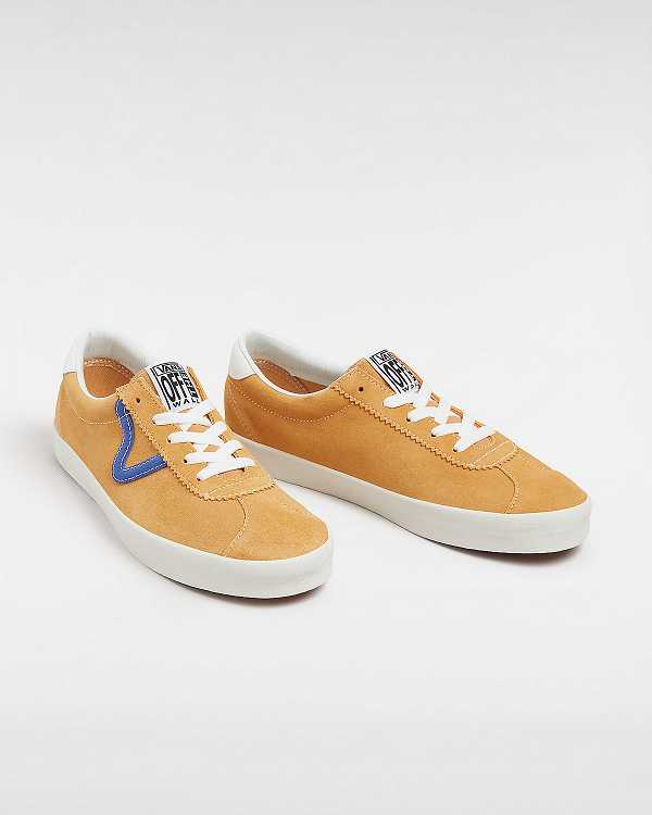 Men Vans Sport Low Sneakers Yellow Malaysia | VN9813740