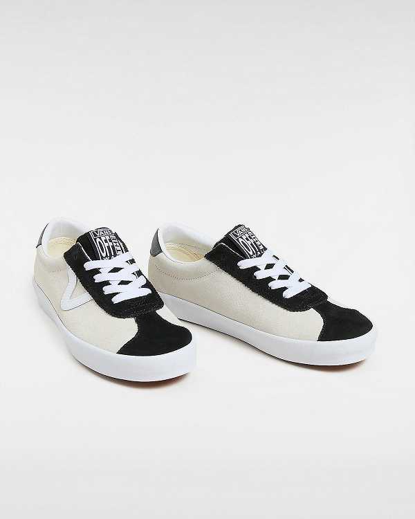 Men Vans Sport Low Suede Sneakers Black Malaysia | VN4896702