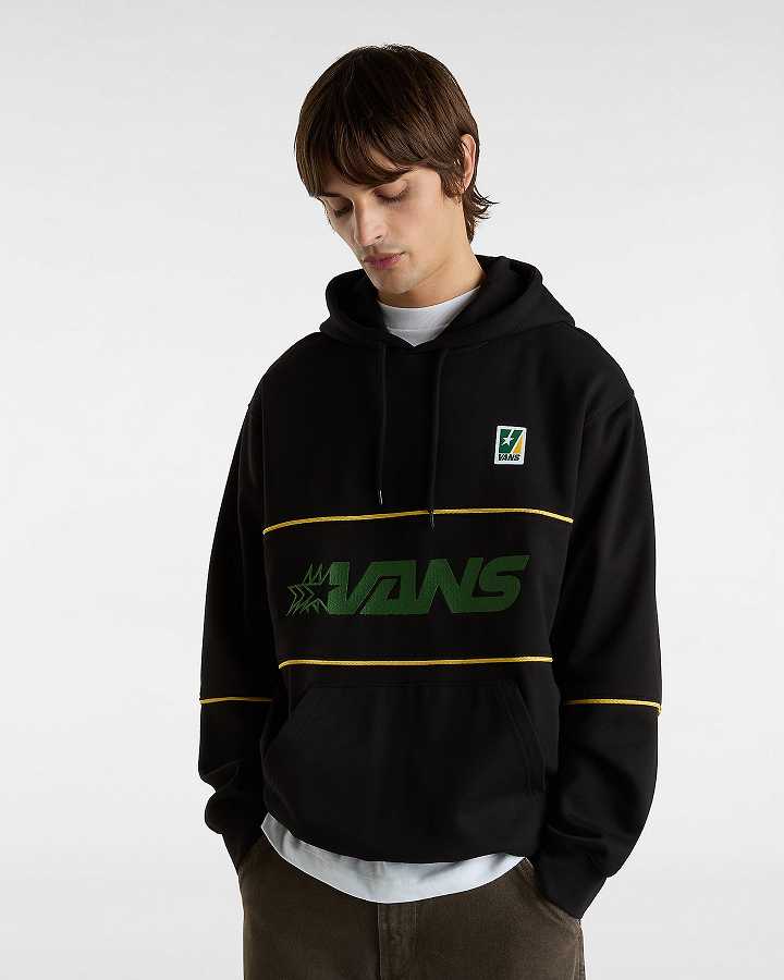 Men Vans Star V Hoodie Black Malaysia | VN3560721