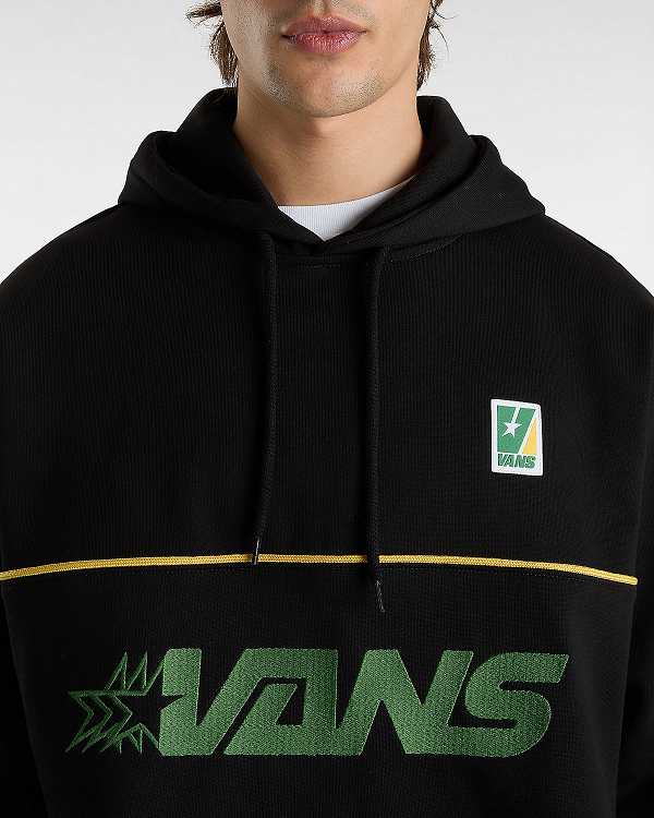 Men Vans Star V Hoodie Black Malaysia | VN3560721