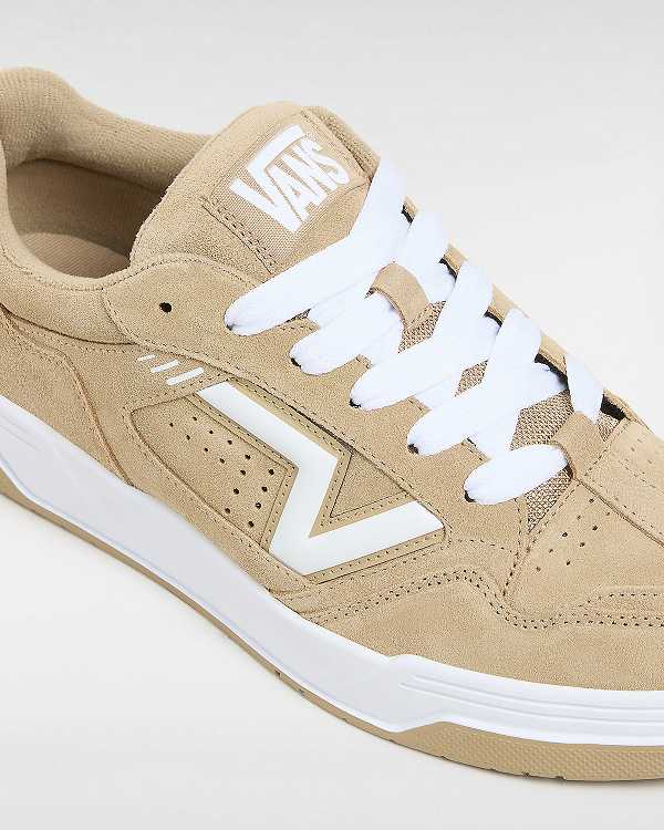 Men Vans Upland Sneakers Beige Malaysia | VN2397461