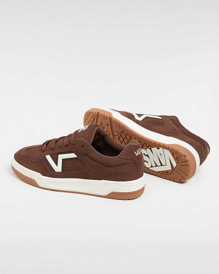 Men Vans Upland Sneakers Brown Malaysia | VN9051486