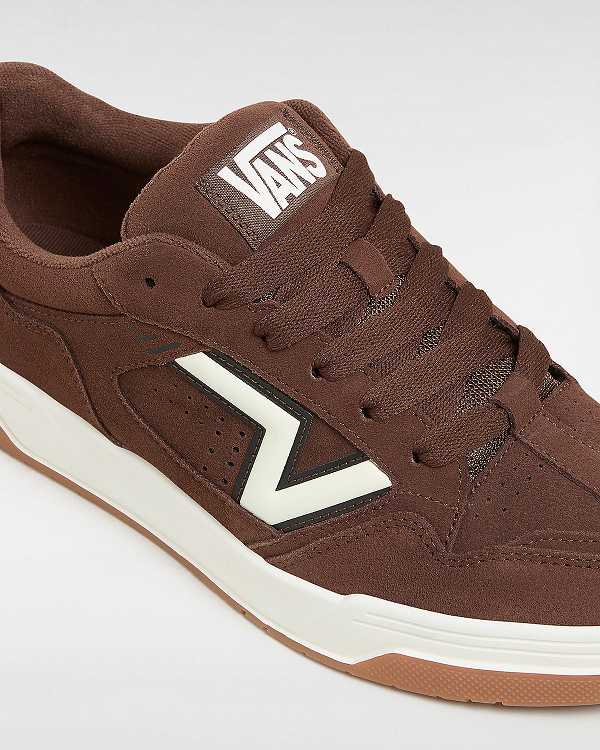 Men Vans Upland Sneakers Brown Malaysia | VN9051486