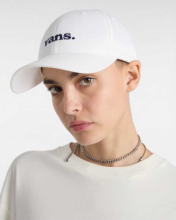 Unisex Vans 66 Structured Jockey Hats White Malaysia | VN8796430