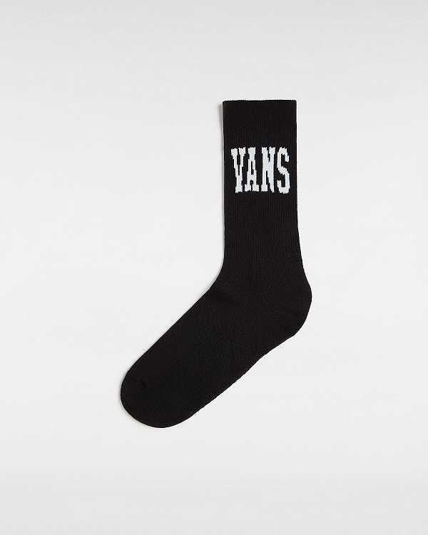 Unisex Vans Arched Crew (1 Pair) Socks Black Malaysia | VN2385471