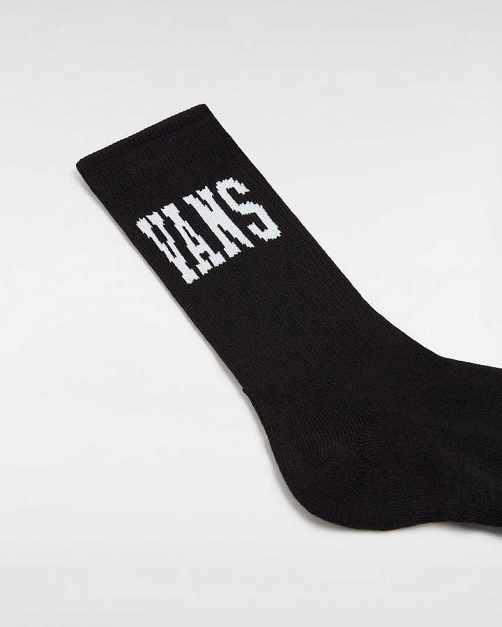 Unisex Vans Arched Crew (1 Pair) Socks Black Malaysia | VN2385471