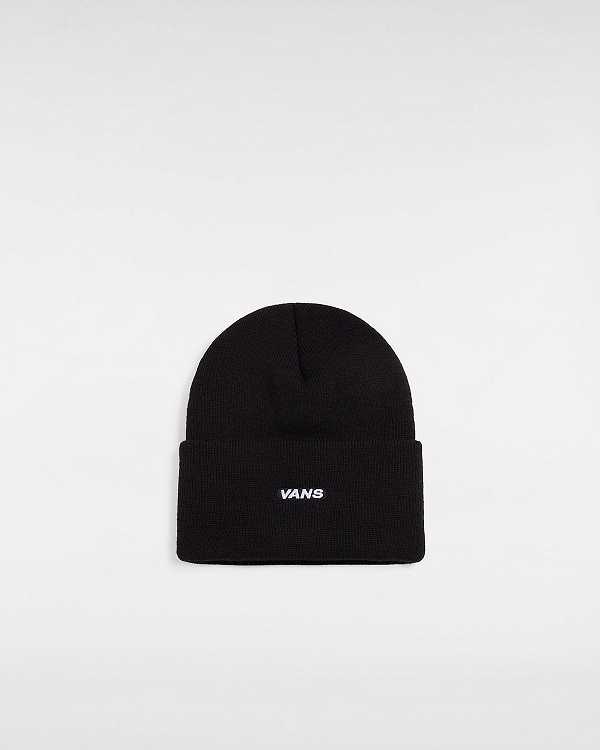 Unisex Vans Bagley Tall Cuff Beanie Black Malaysia | VN4603791